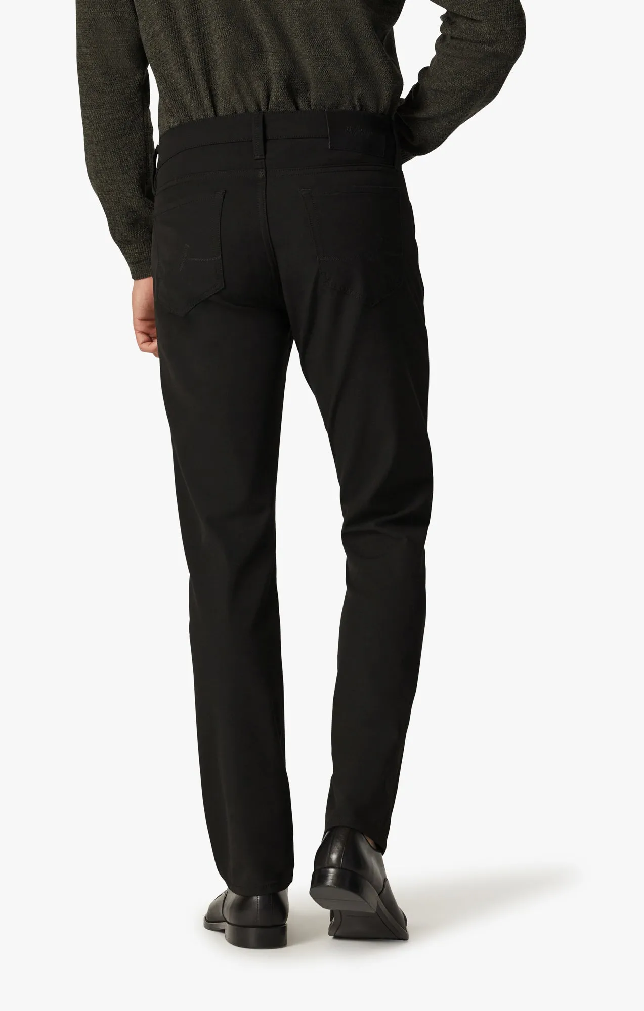 Courage Straight Leg Pants In Black Elite