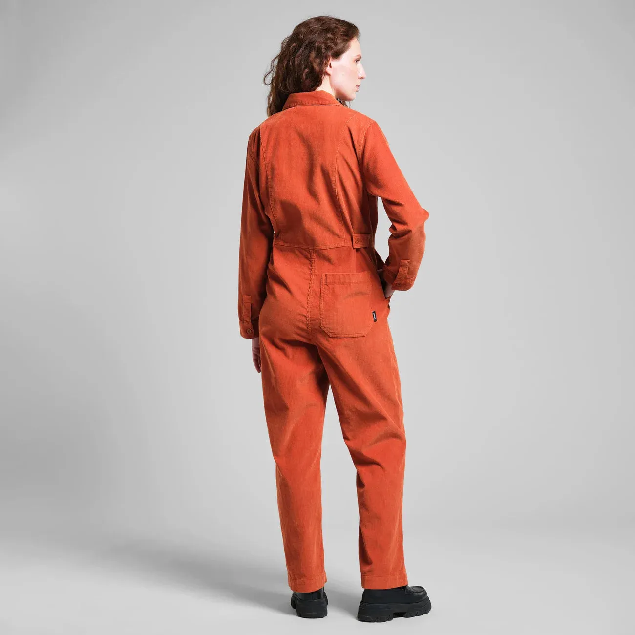 DEDICATED Docksta overall corduroy cinnamon orange women