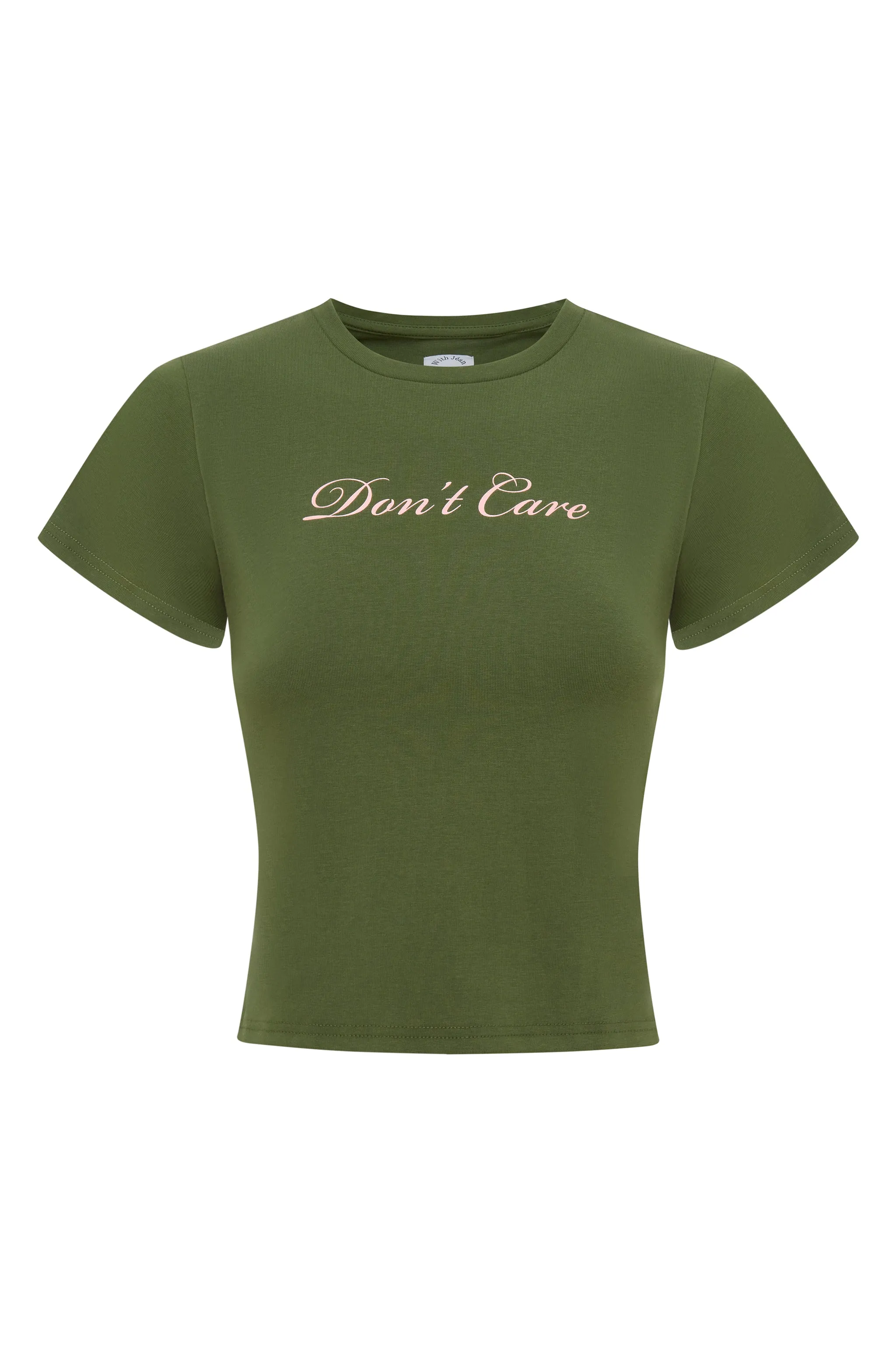 Don't Care Tee | Khaki