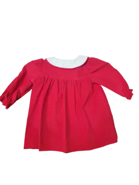 Ellen Dress, Corduroy, Red