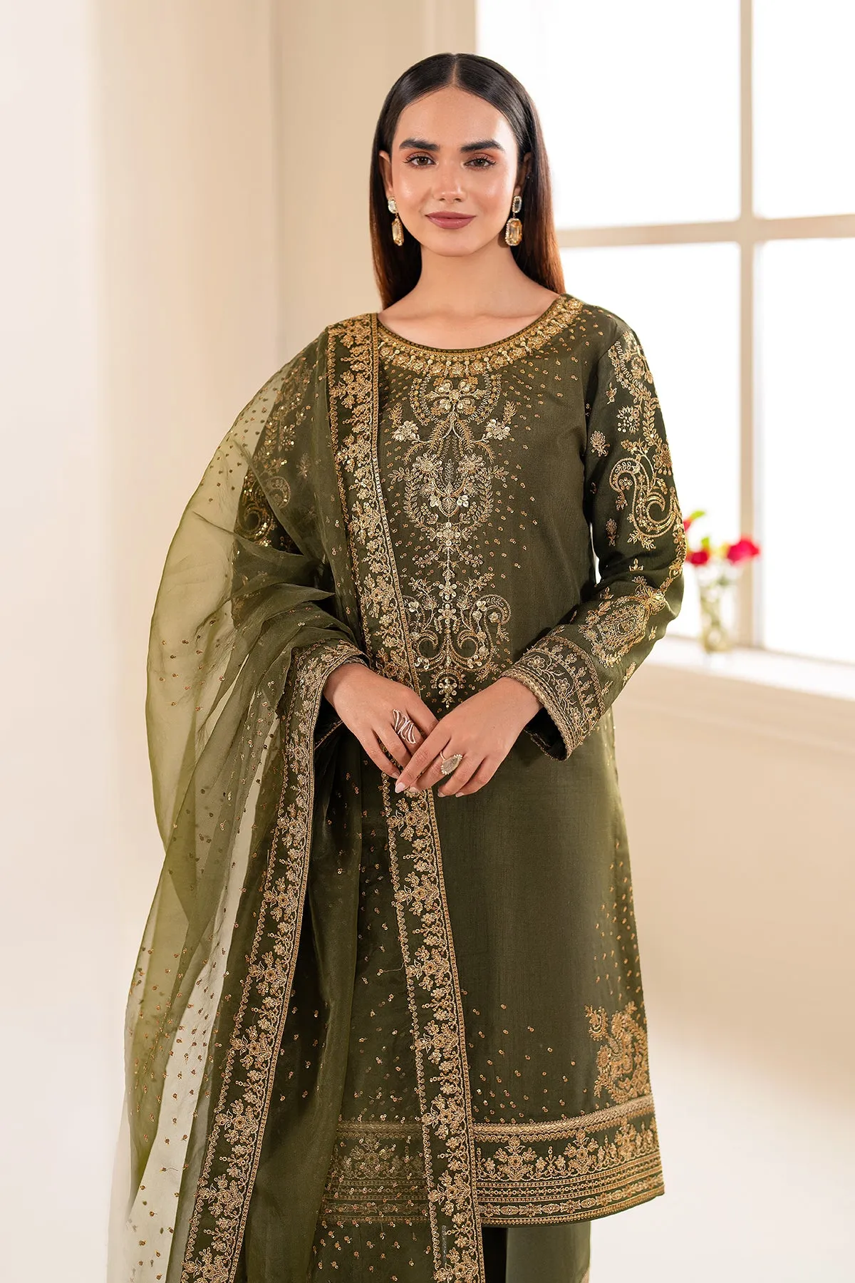 EMBROIDERED SILK UF-616