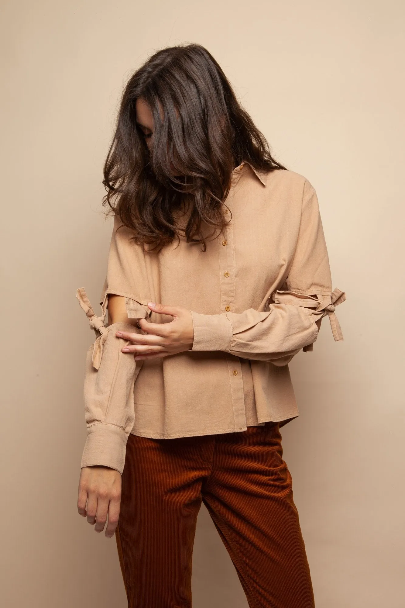 emine shirt sand <br> by Signe