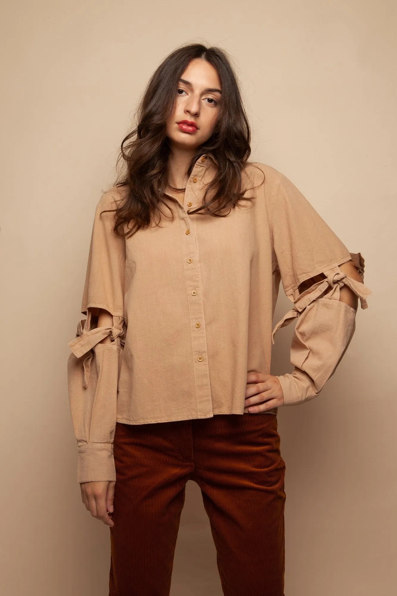 emine shirt sand <br> by Signe