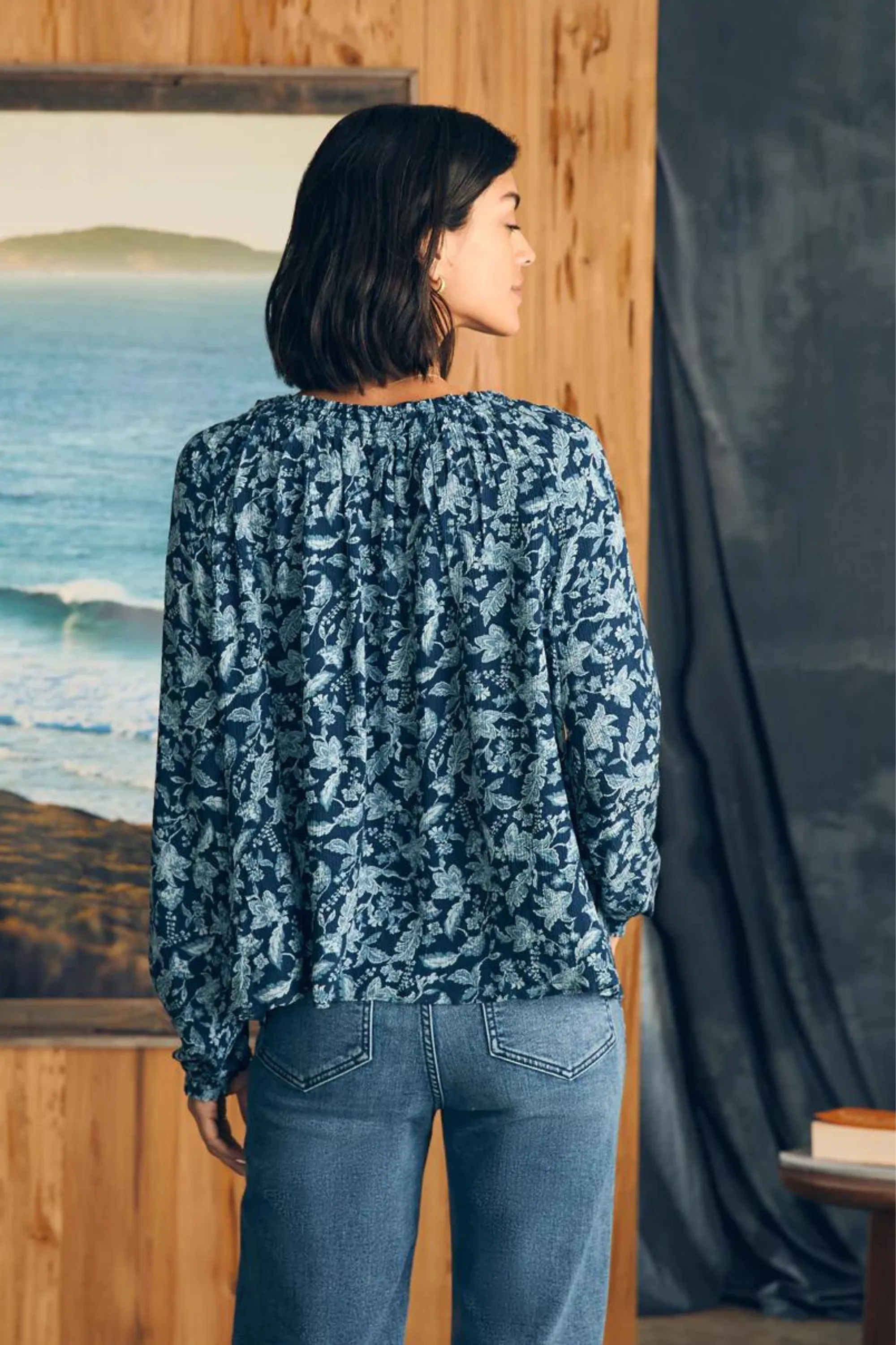 Faherty Emery Blouse