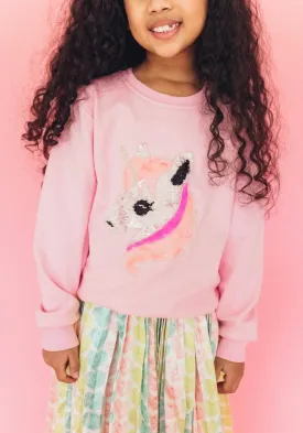 Fancy Unicorn Pink Sweatshirt