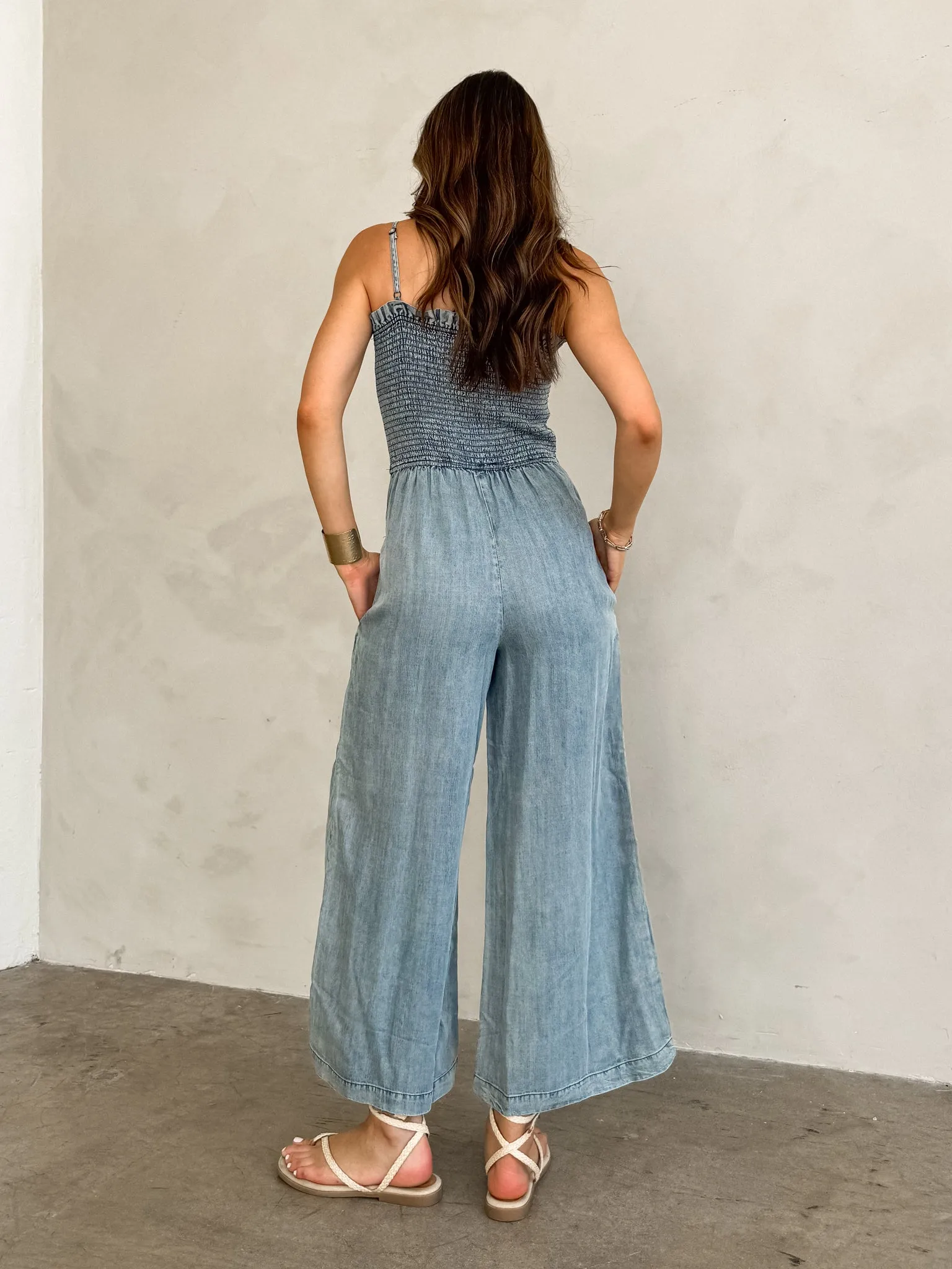 First Place Denim Jumpsuit