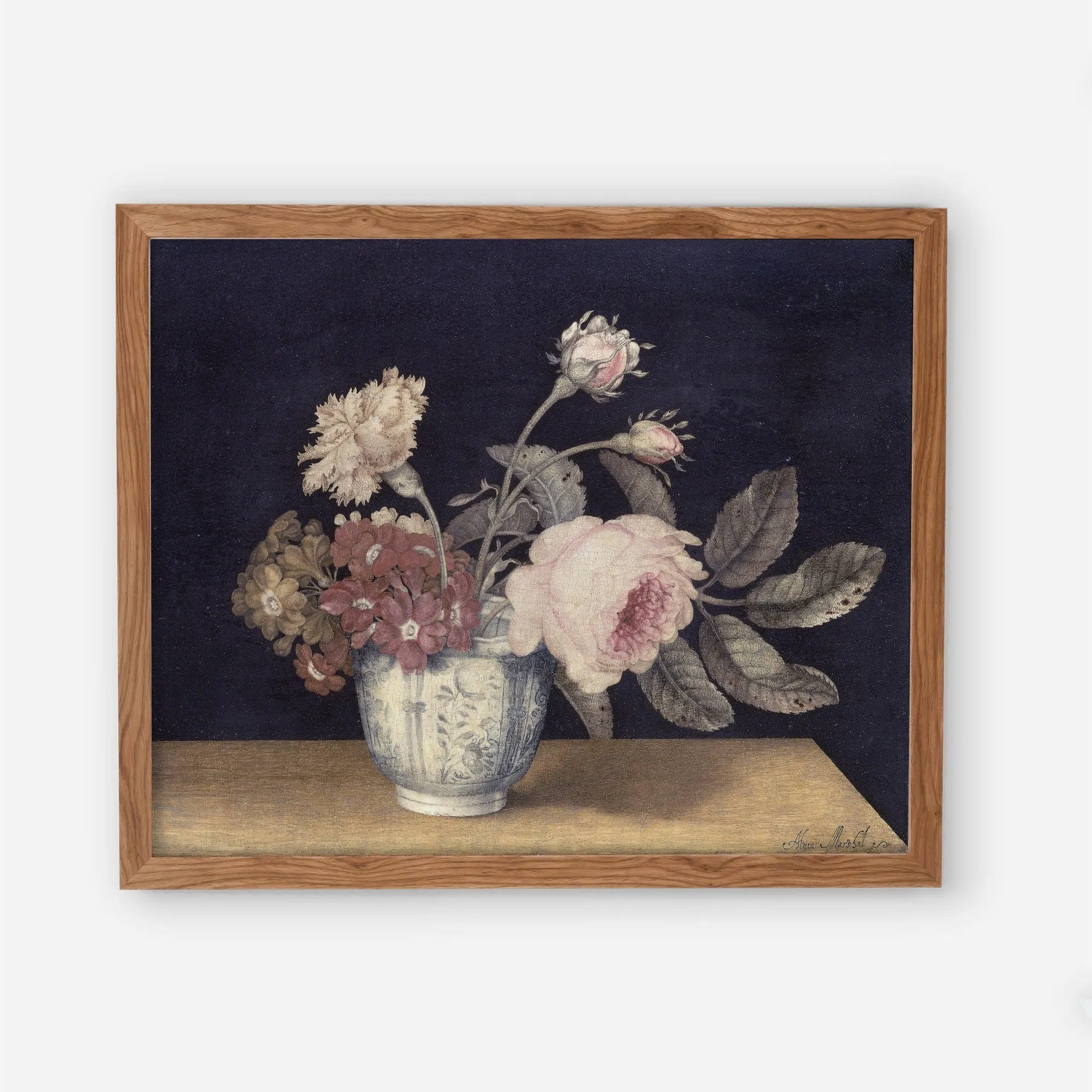 Floral Vintage Gallery Wall Art - Set of five 8x10