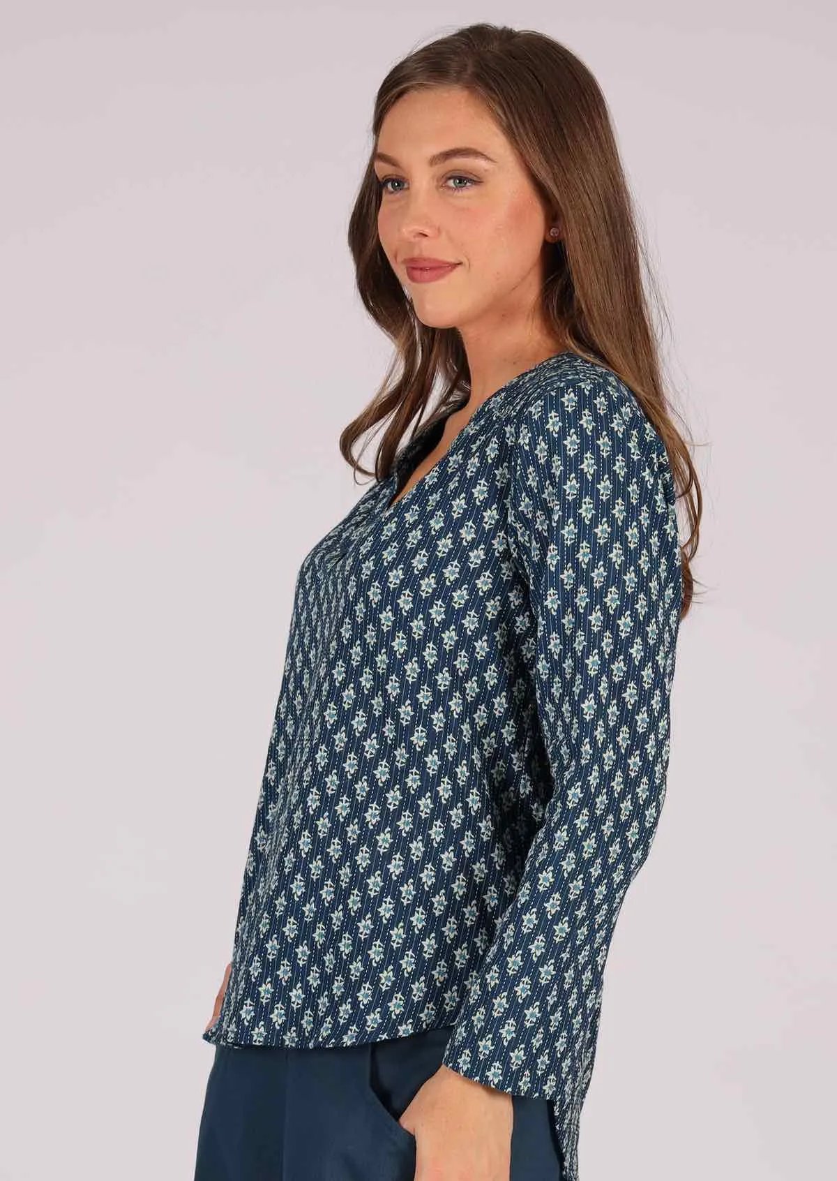 Florence Top Periwinkle