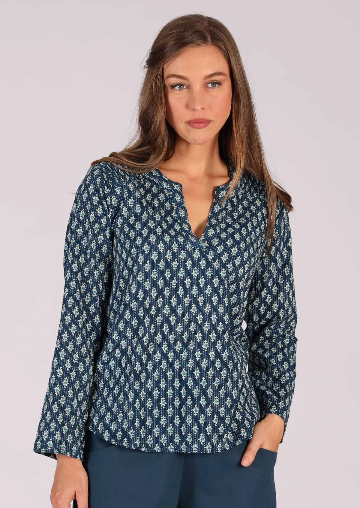 Florence Top Periwinkle