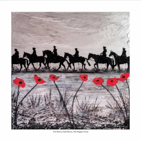 ‘For Heroes And Horses, The Poppies Grow’ - Jacqueline Hurley