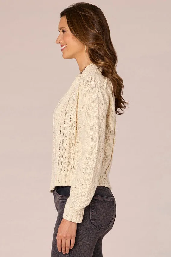 Funnel Neck Knit Sweater