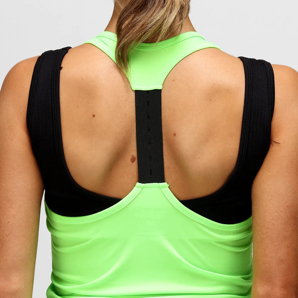 Green Performance Strap Back Vest