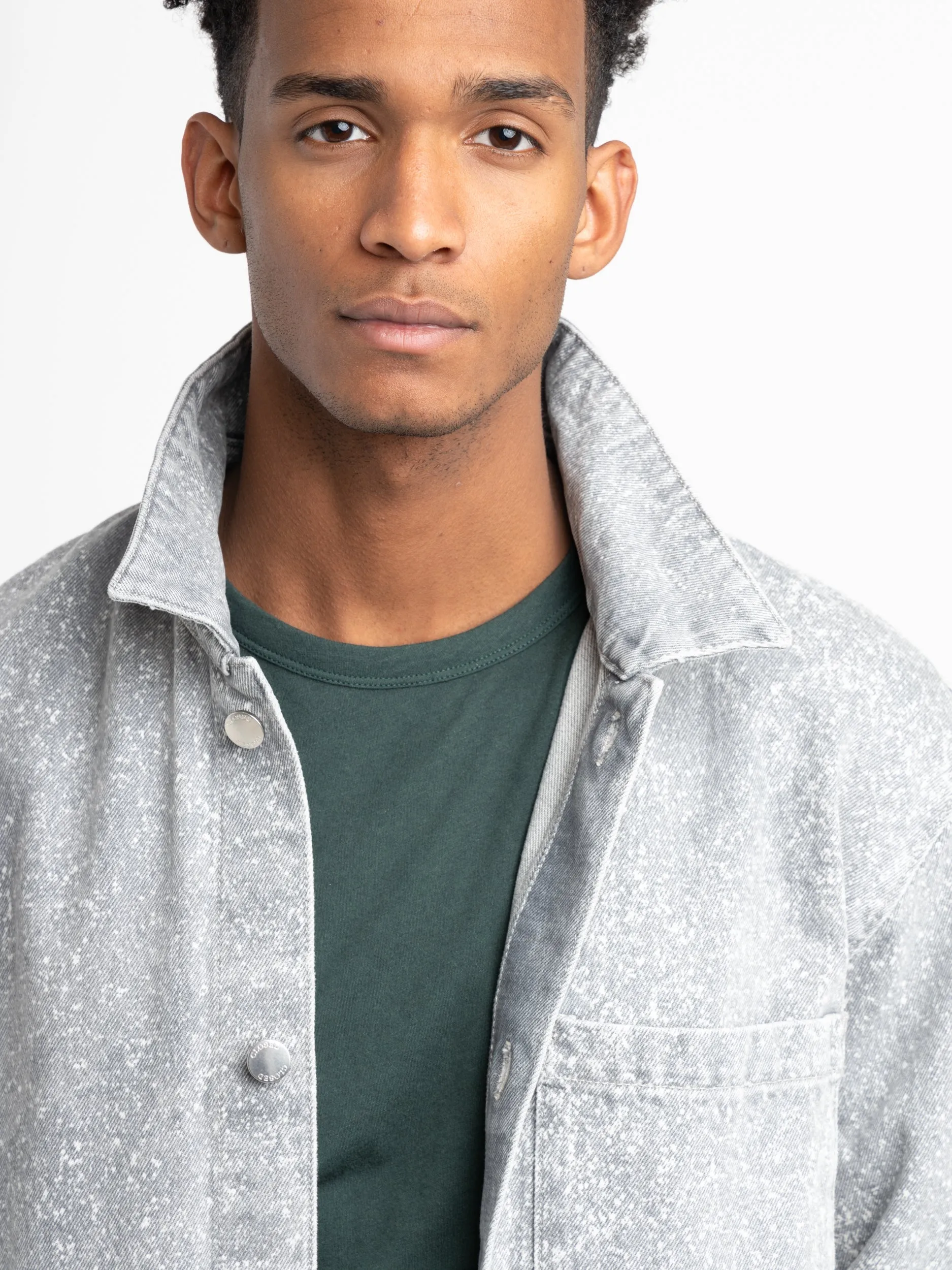 Grey Denim Overshirt