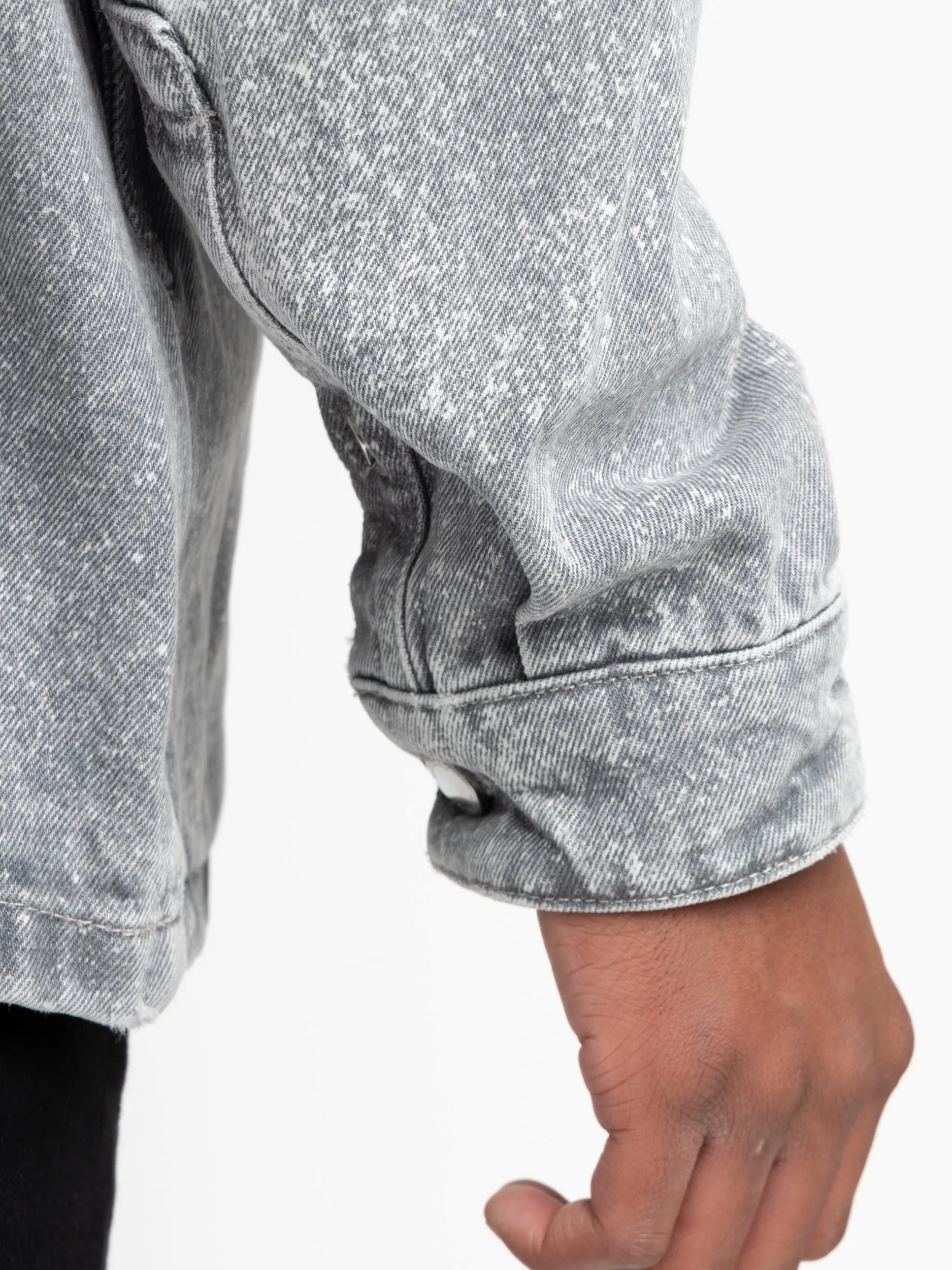 Grey Denim Overshirt