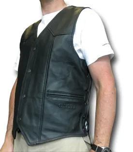 GTH LEATHER VEST LACED