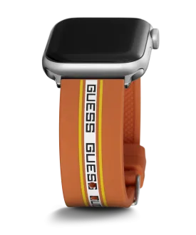 GUESS Logo Silicone Band for Apple 42-44 mm Watch