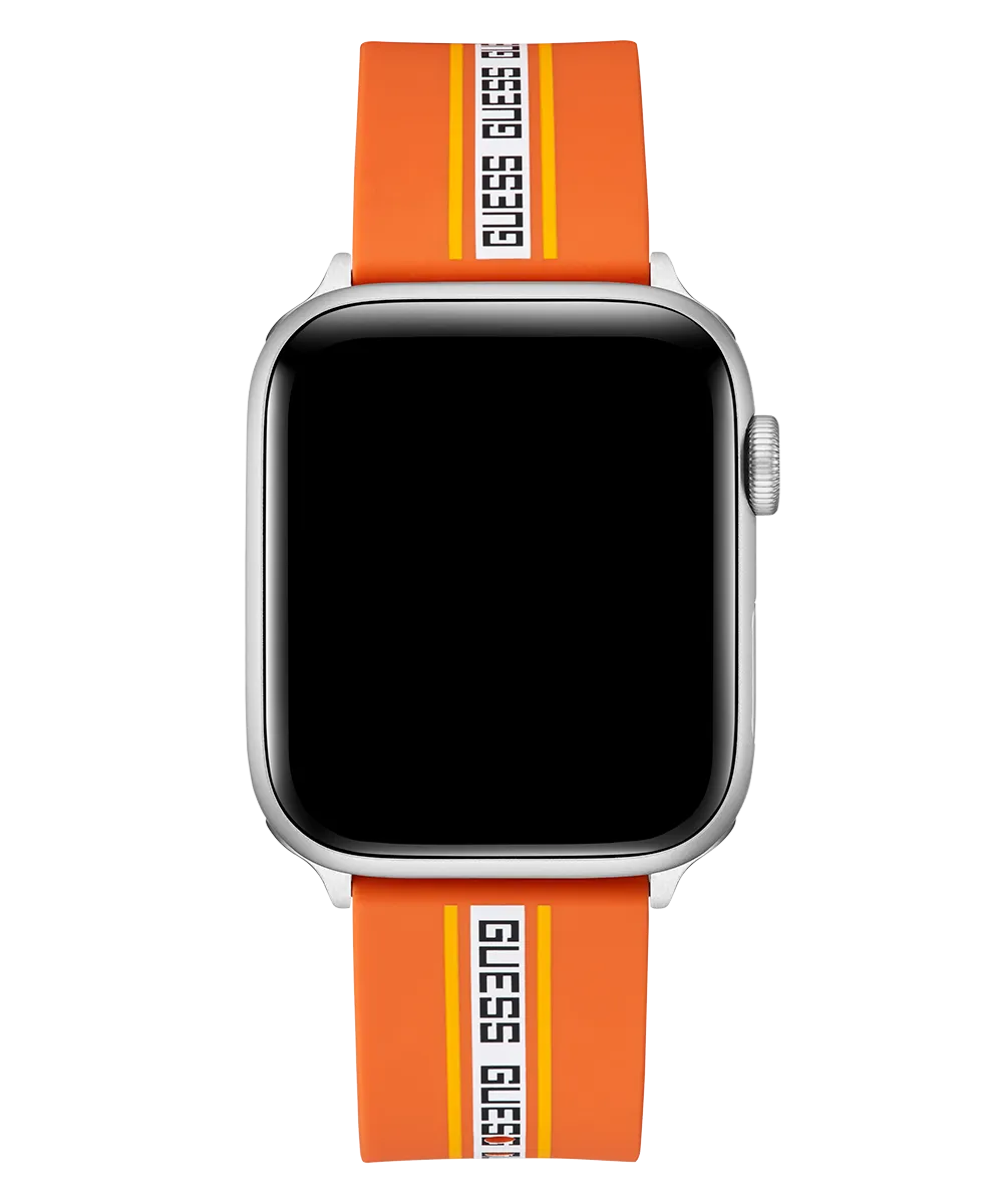 GUESS Logo Silicone Band for Apple 42-44 mm Watch