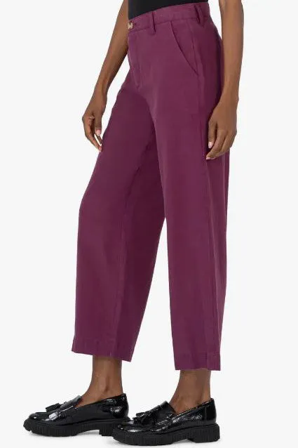 High Rise Crop Wide Leg Pant