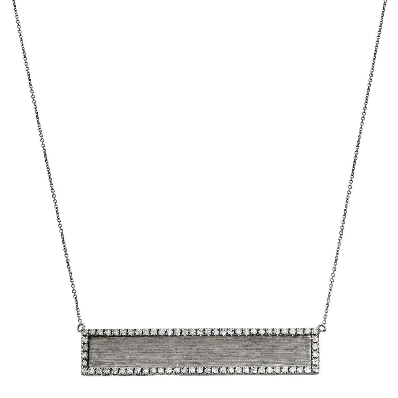 Hollie Horizontal Necklace Silver