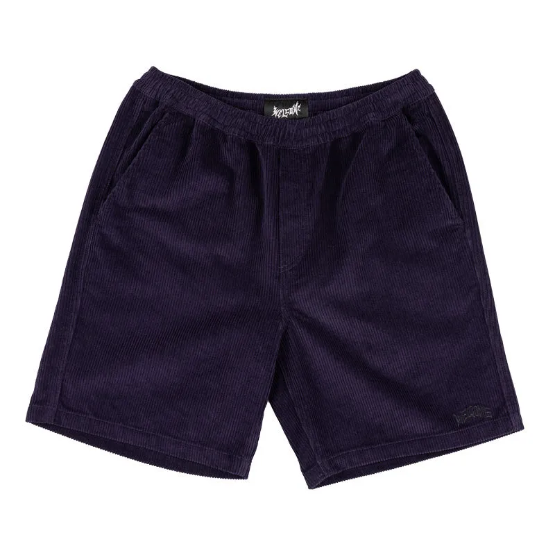 Hydra Corduroy Shorts - Eggplant