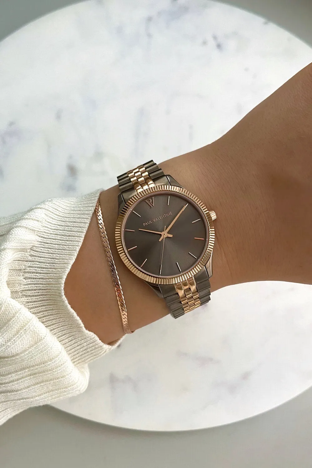 Iconia Khaki Rose Gold