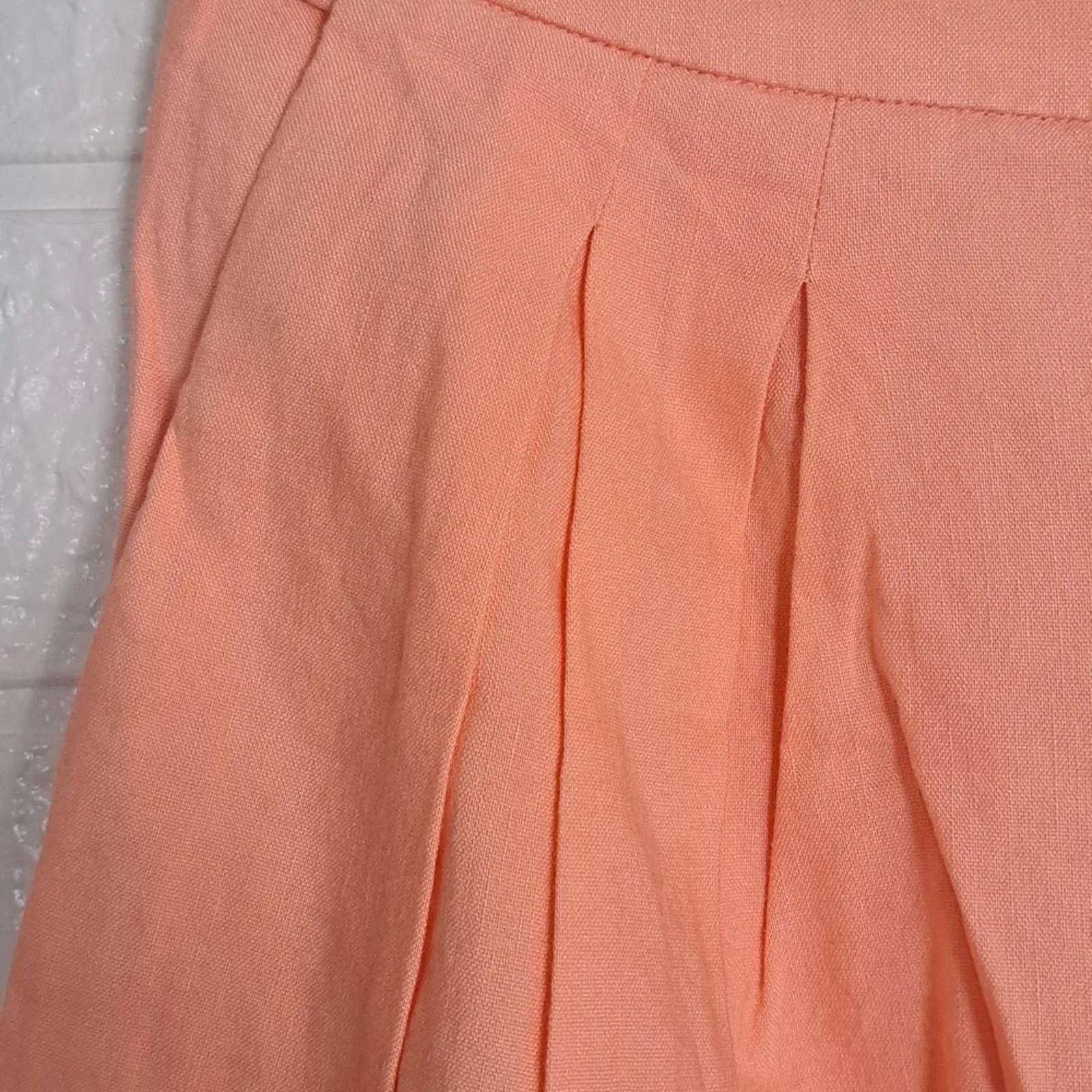 INC Linen Pull-On Wide-Leg Pants First Blush