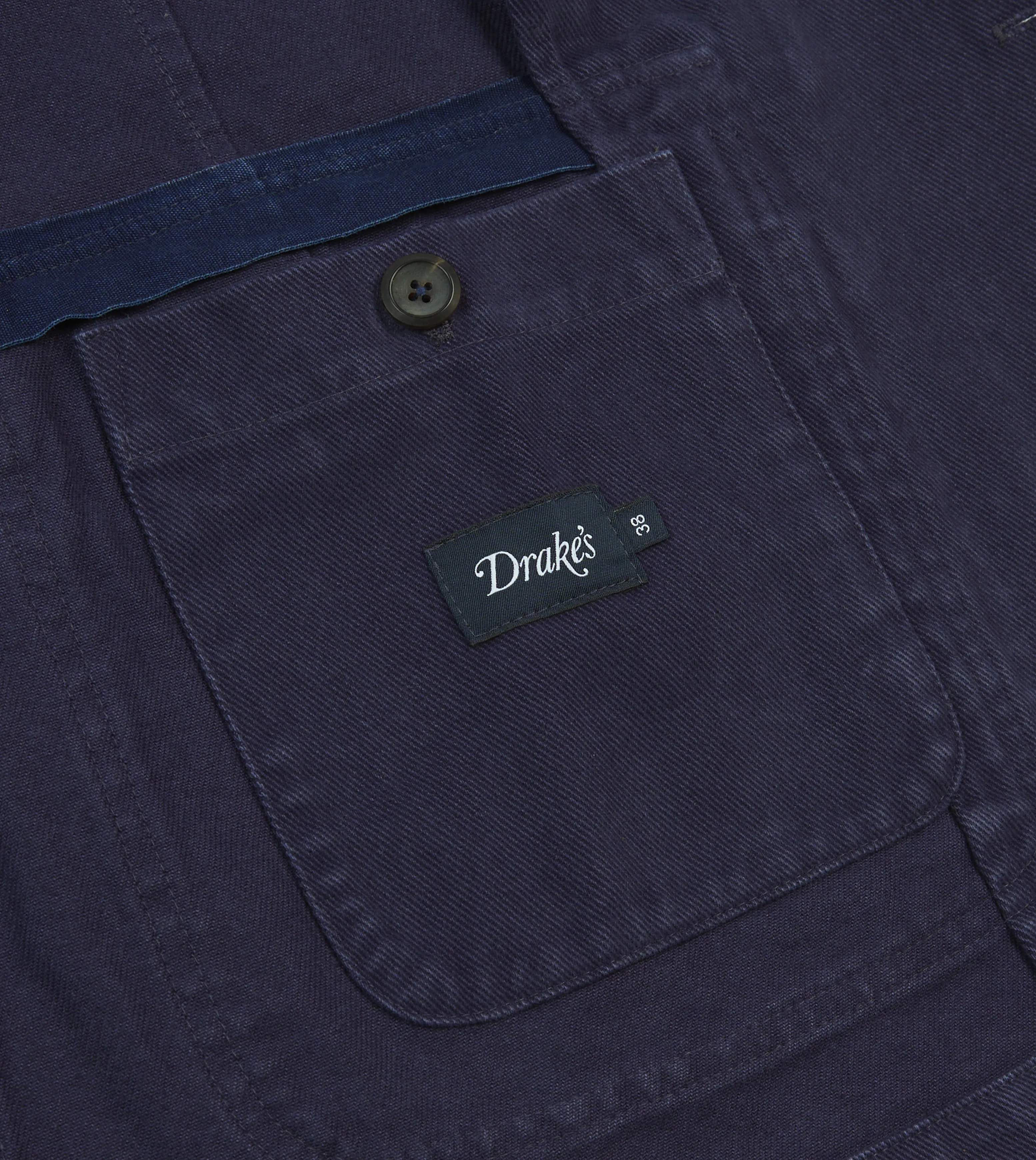 Indigo Heavy Cotton Twill Games Blazer Mk. I