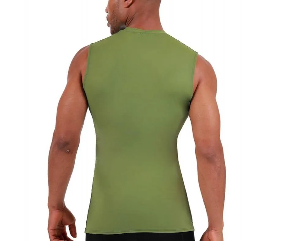 Insta Slim USA Medium Compression Sleeveless Shirt 2MAT018