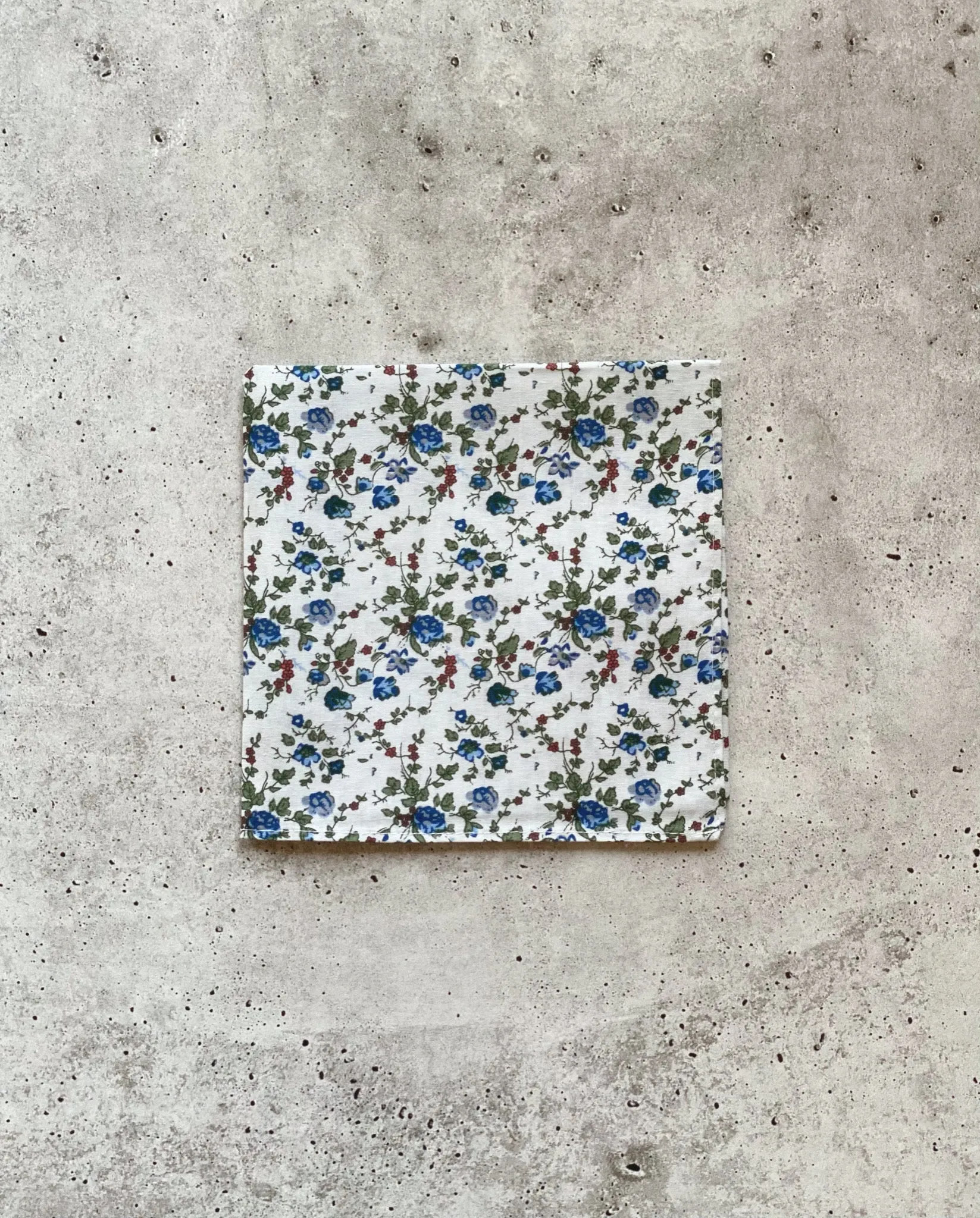 Jack Cotton Floral Pocket Square