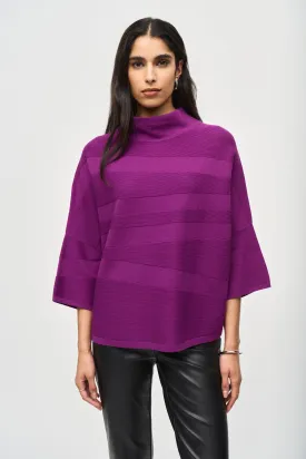 Joseph Ribkoff - 243953 Funnel Neck Box Knit