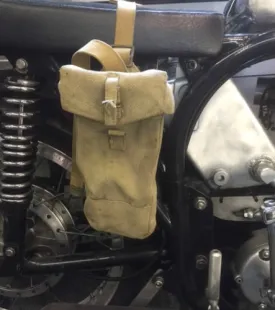 KHAKI MOTORCYCLE TOOL PANNIERS