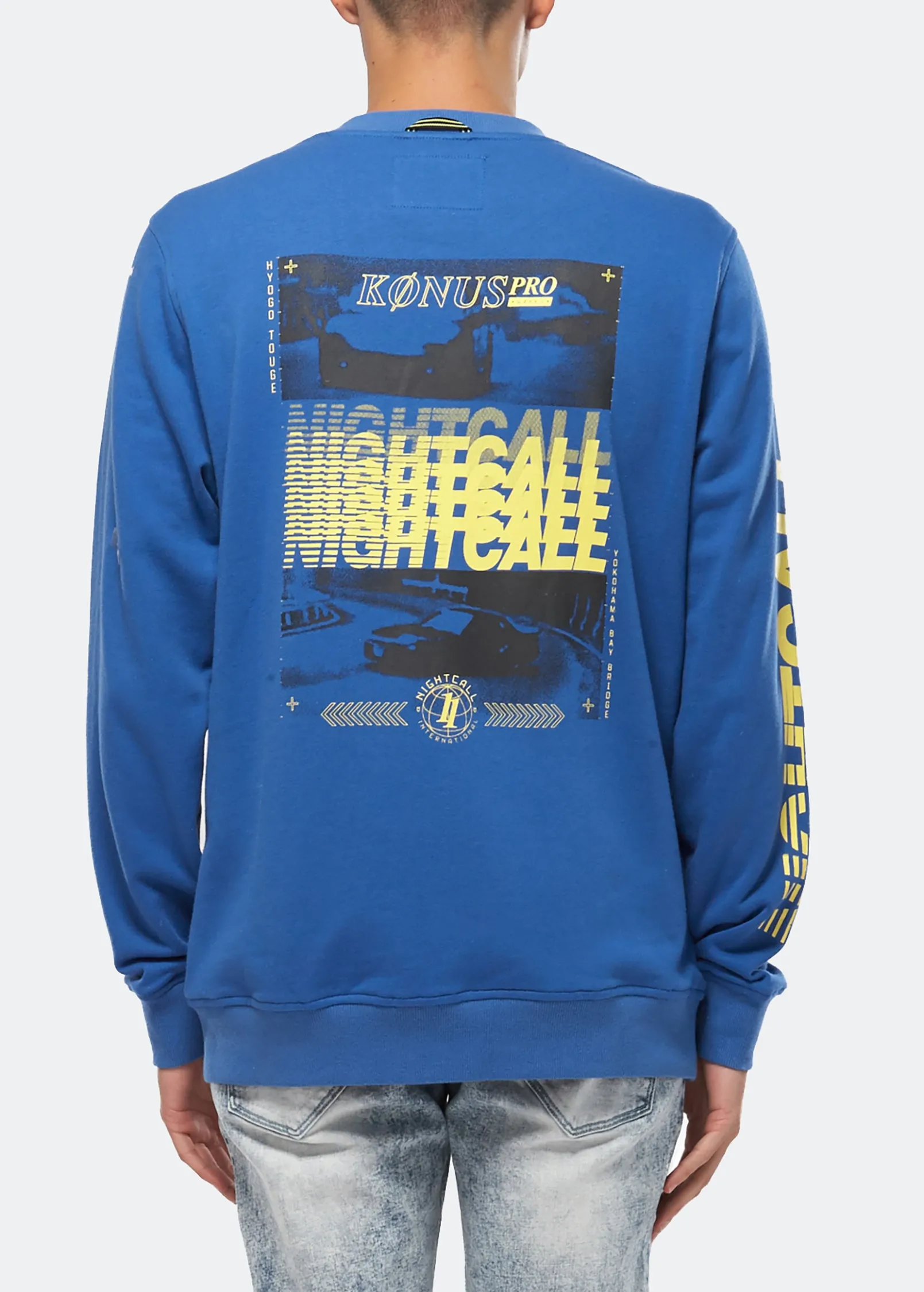 Konus Men's Nightcall Sweatshirt in Blue