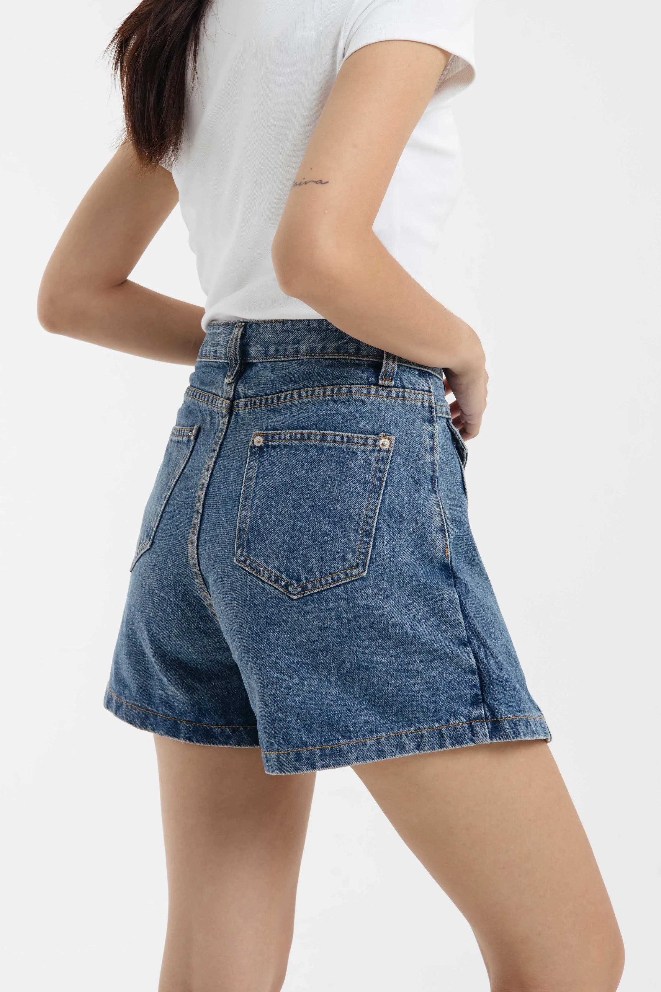 Lea Denim Skorts