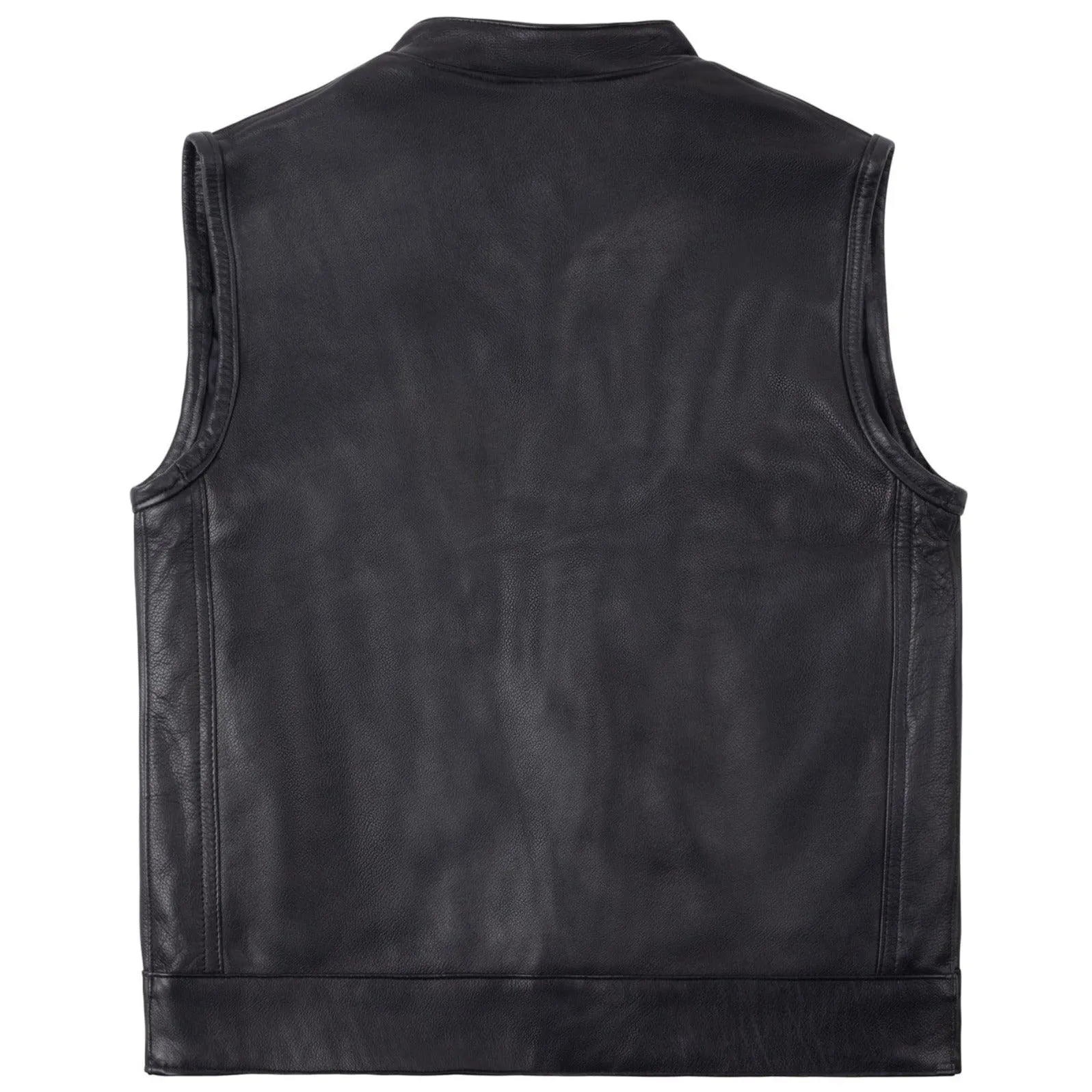 Legendary 'Outlaw' Men's Aged Leather Motorcycle Vest