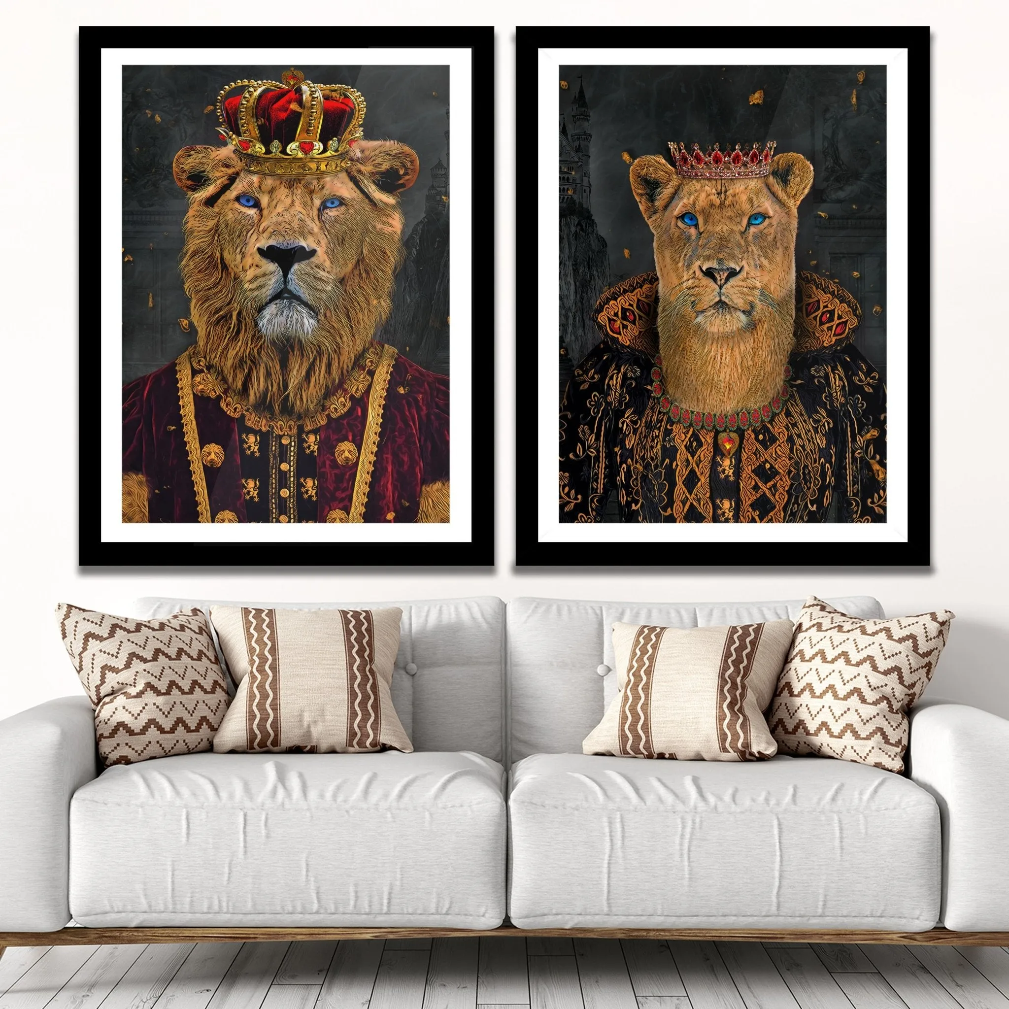 Lion KQ Couple (2) Semi-Gloss Prints