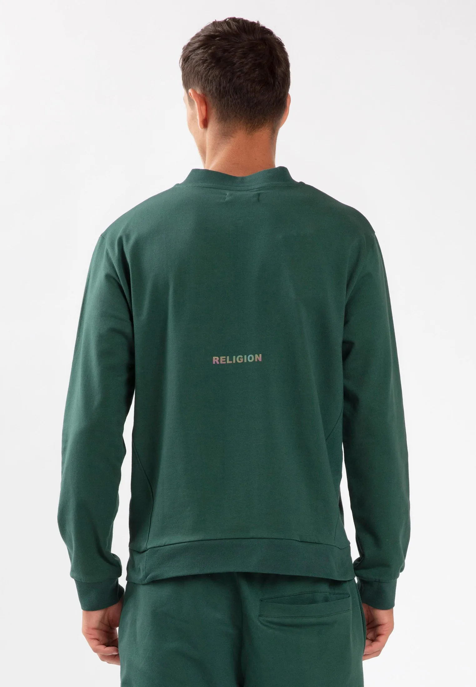 LIT HALF ZIP SWEAT PINE