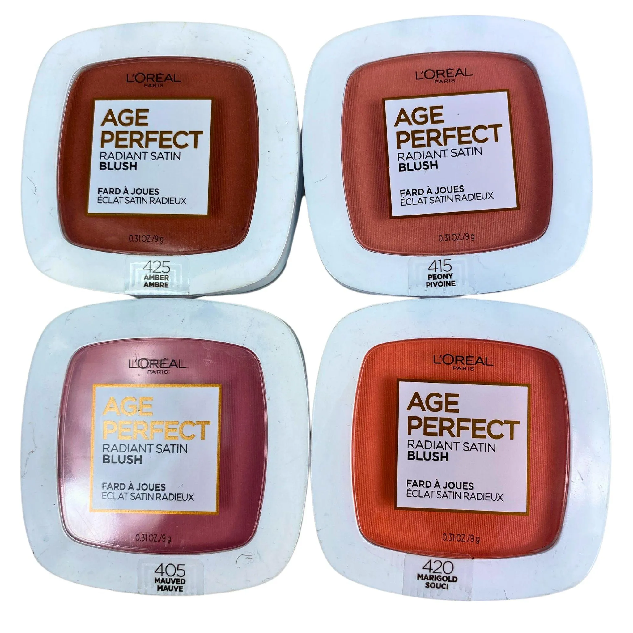 L'Oreal Age Perfect Blush Radiant Satin Assorted Mix 0.31OZ (50 Pcs Lot)