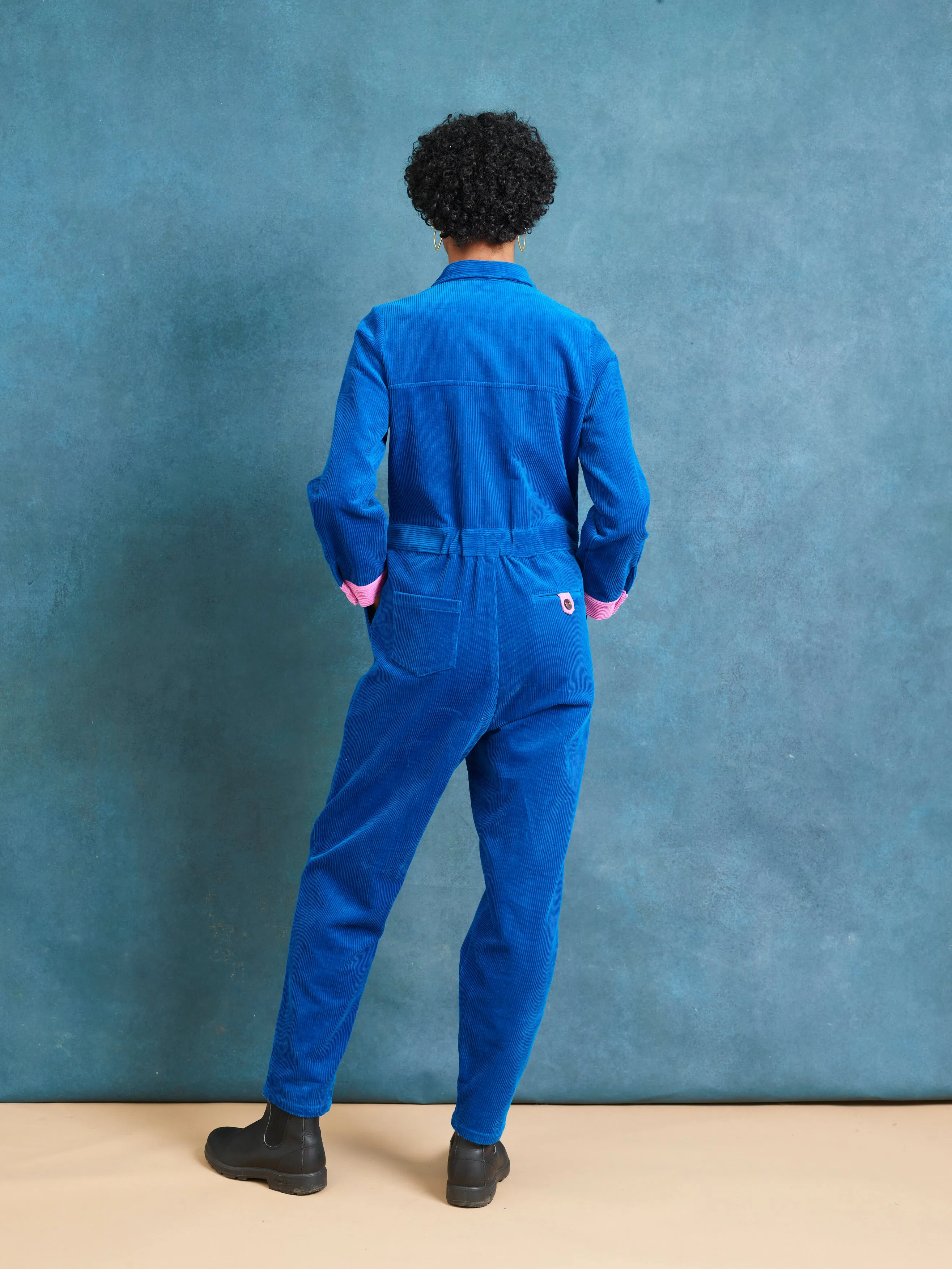 Lowie Cobalt Corduroy Boilersuit