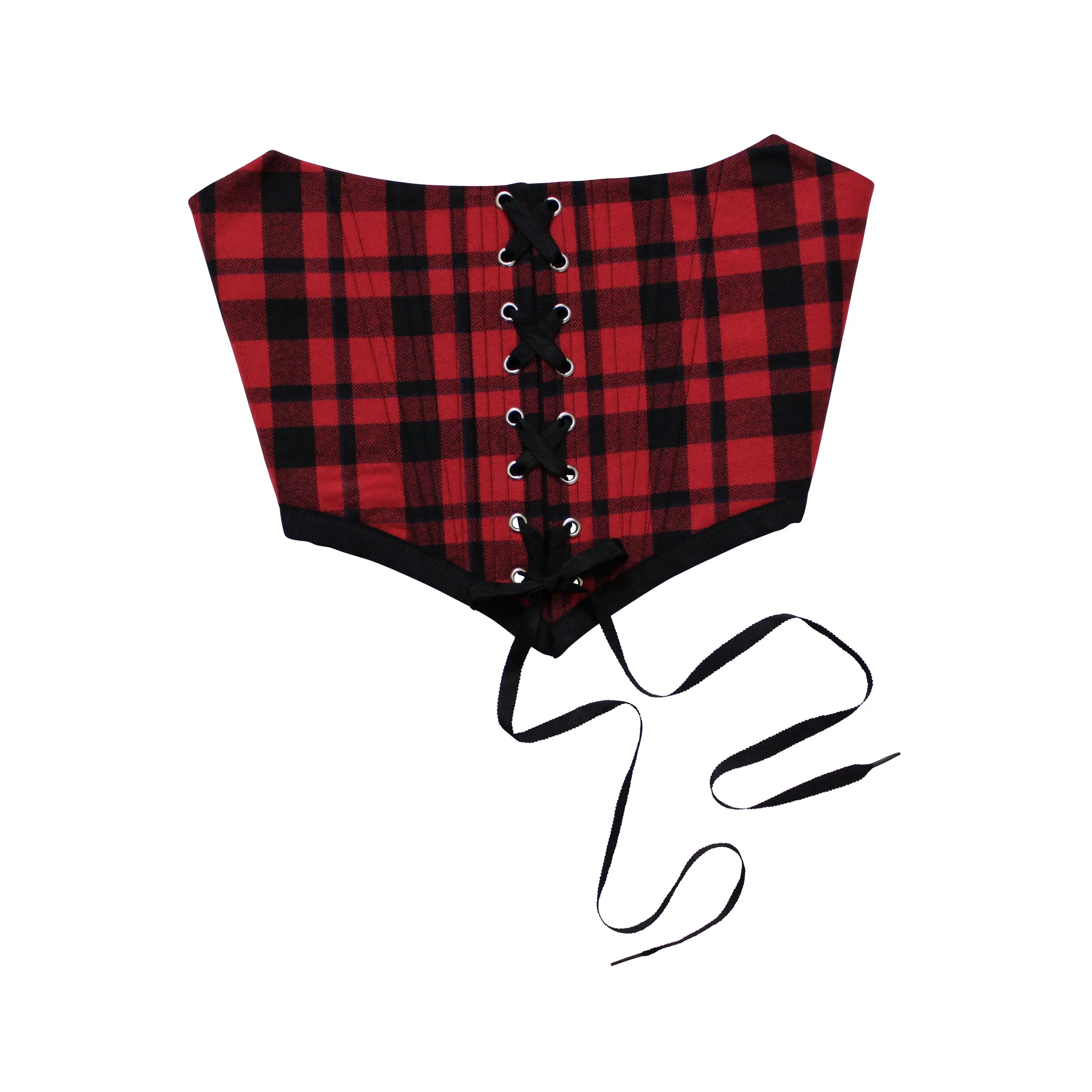 Luella Corset Red Tartan