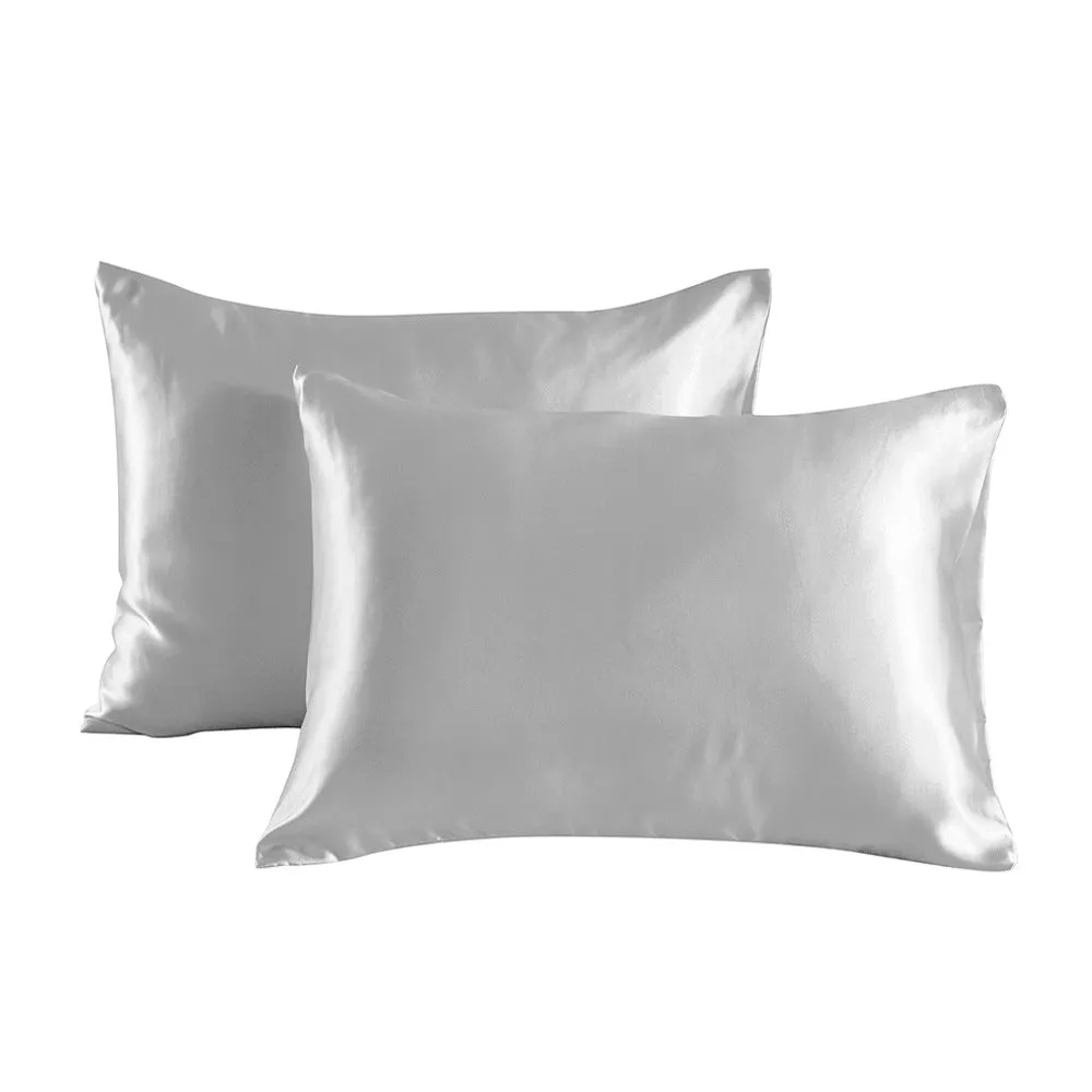 Luxury Soft Skin-Friendly Fabric Satin Pillowcase Set