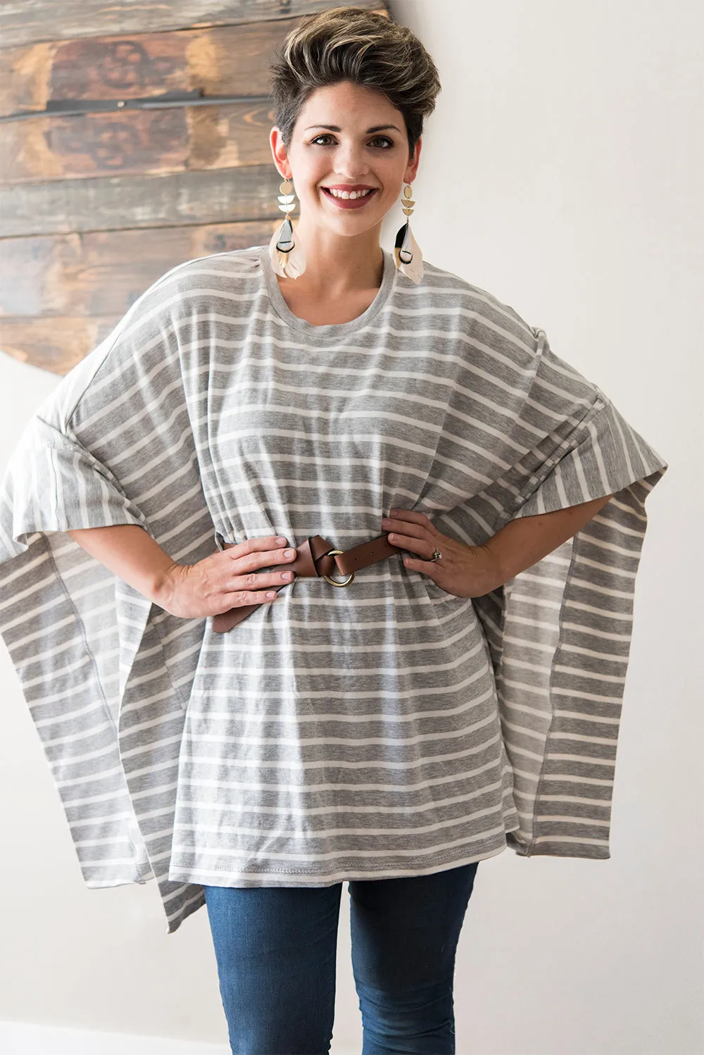 Mae Poncho Sweater