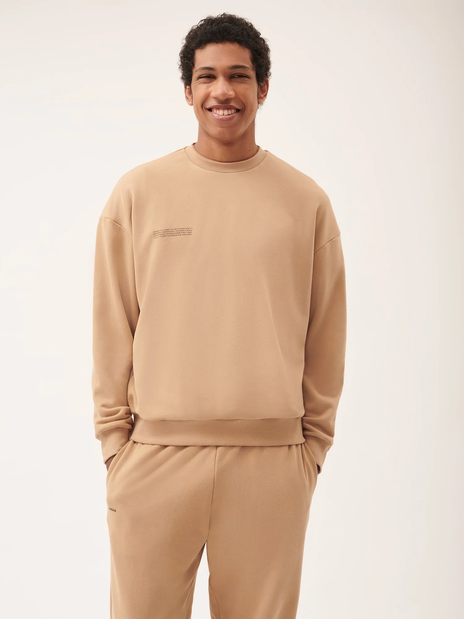 Mens 365 Midweight Sweatshirt—desert camel