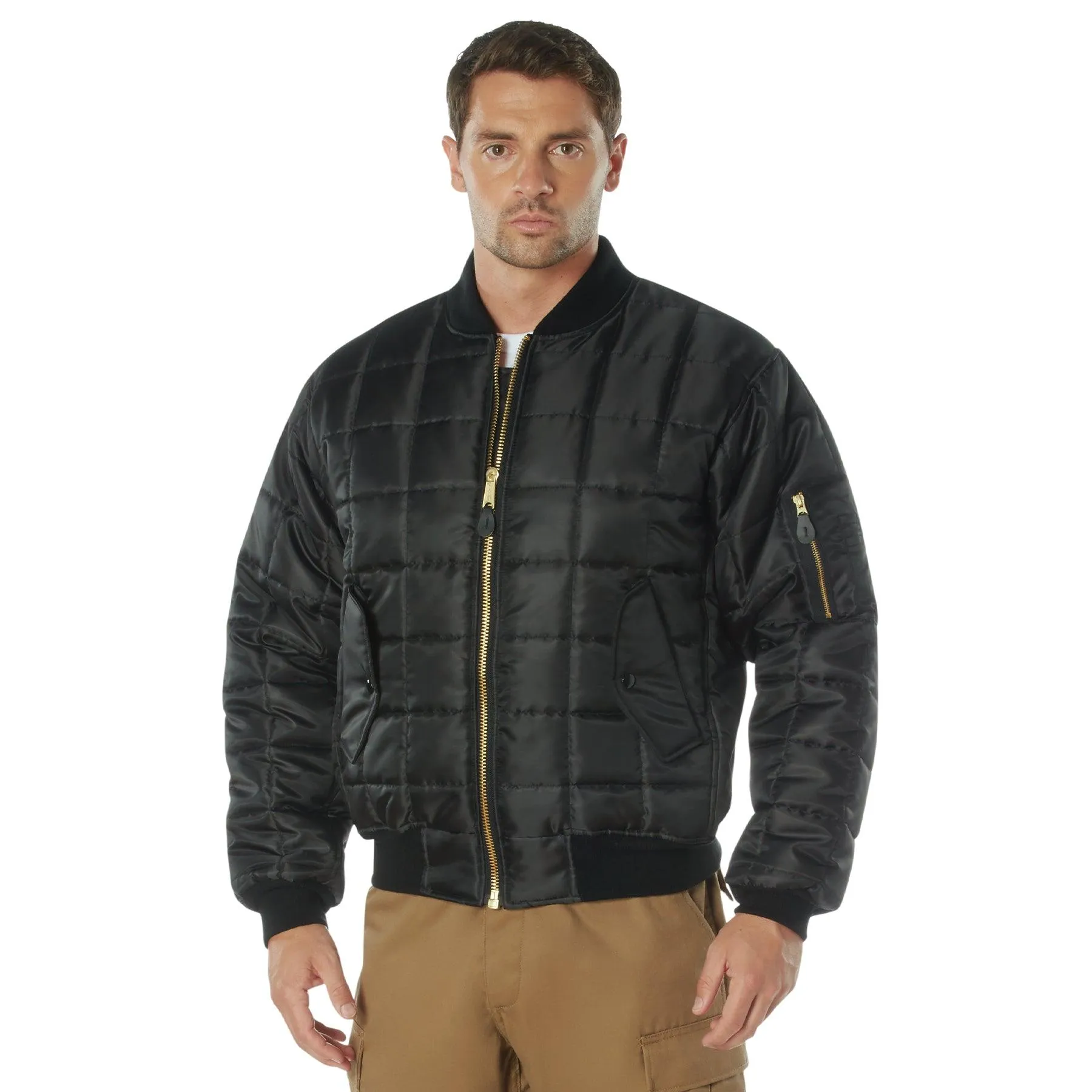 Mens Quilted MA-1 Flight Jacket by Rothco