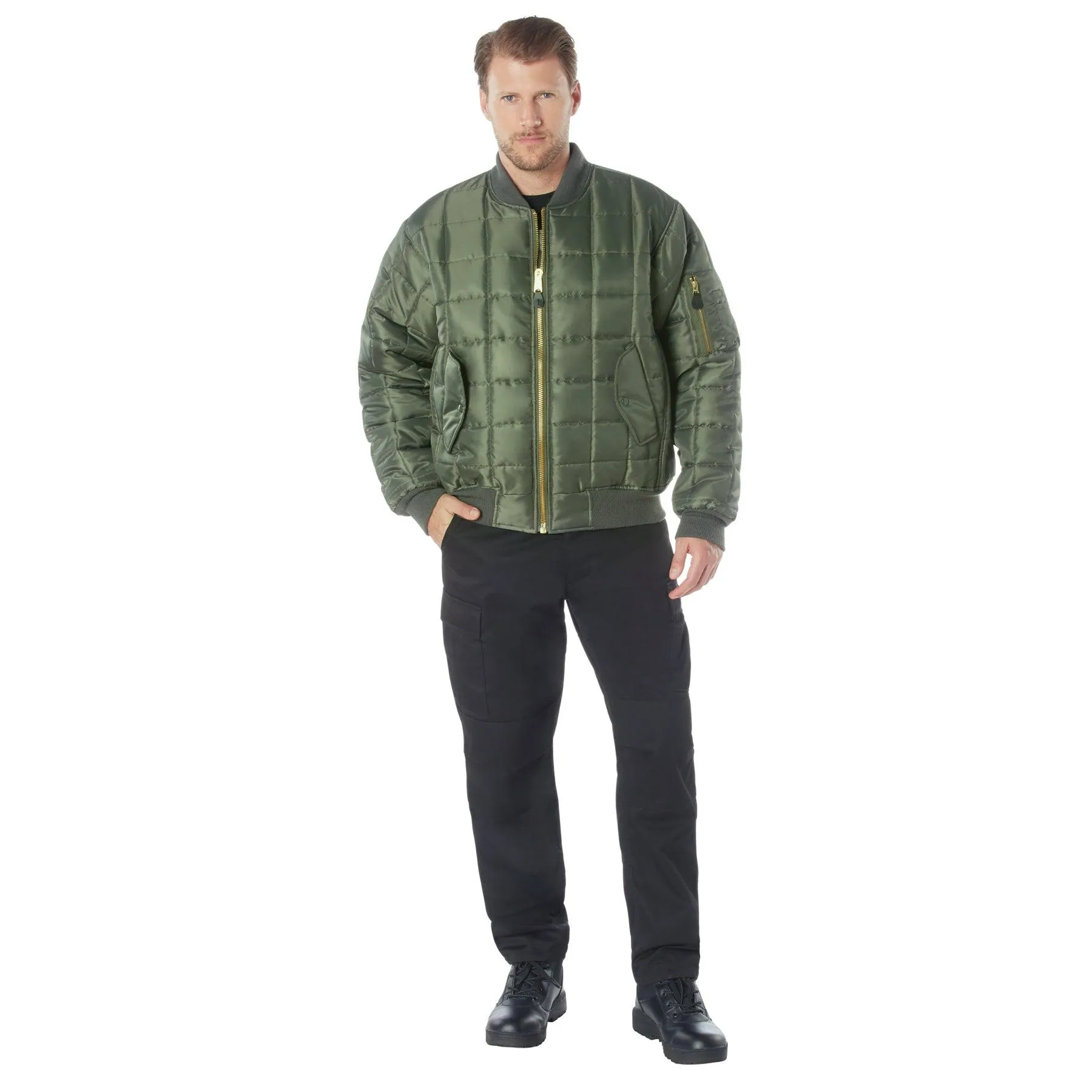 Mens Quilted MA-1 Flight Jacket by Rothco