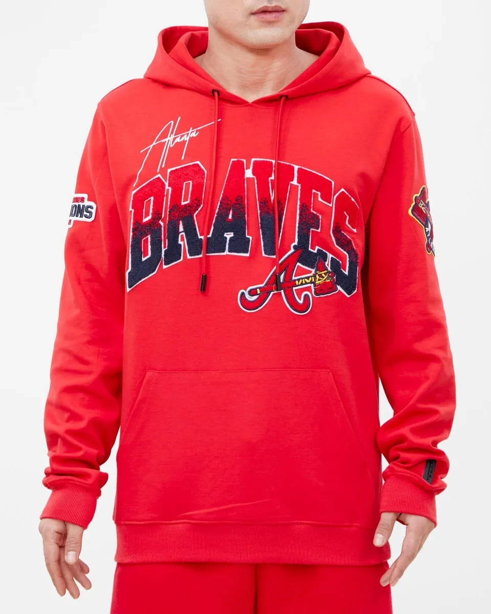 MLB ATLANTA BRAVES HOMETOWN MEN'S PO HOODIE (RED)