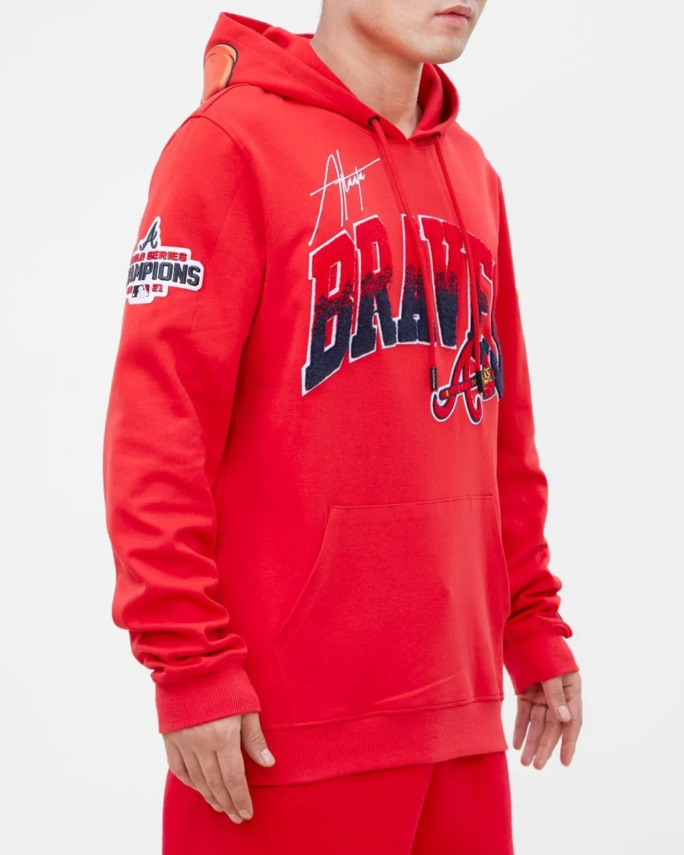 MLB ATLANTA BRAVES HOMETOWN MEN'S PO HOODIE (RED)