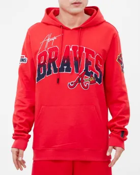 MLB ATLANTA BRAVES HOMETOWN MEN'S PO HOODIE (RED)