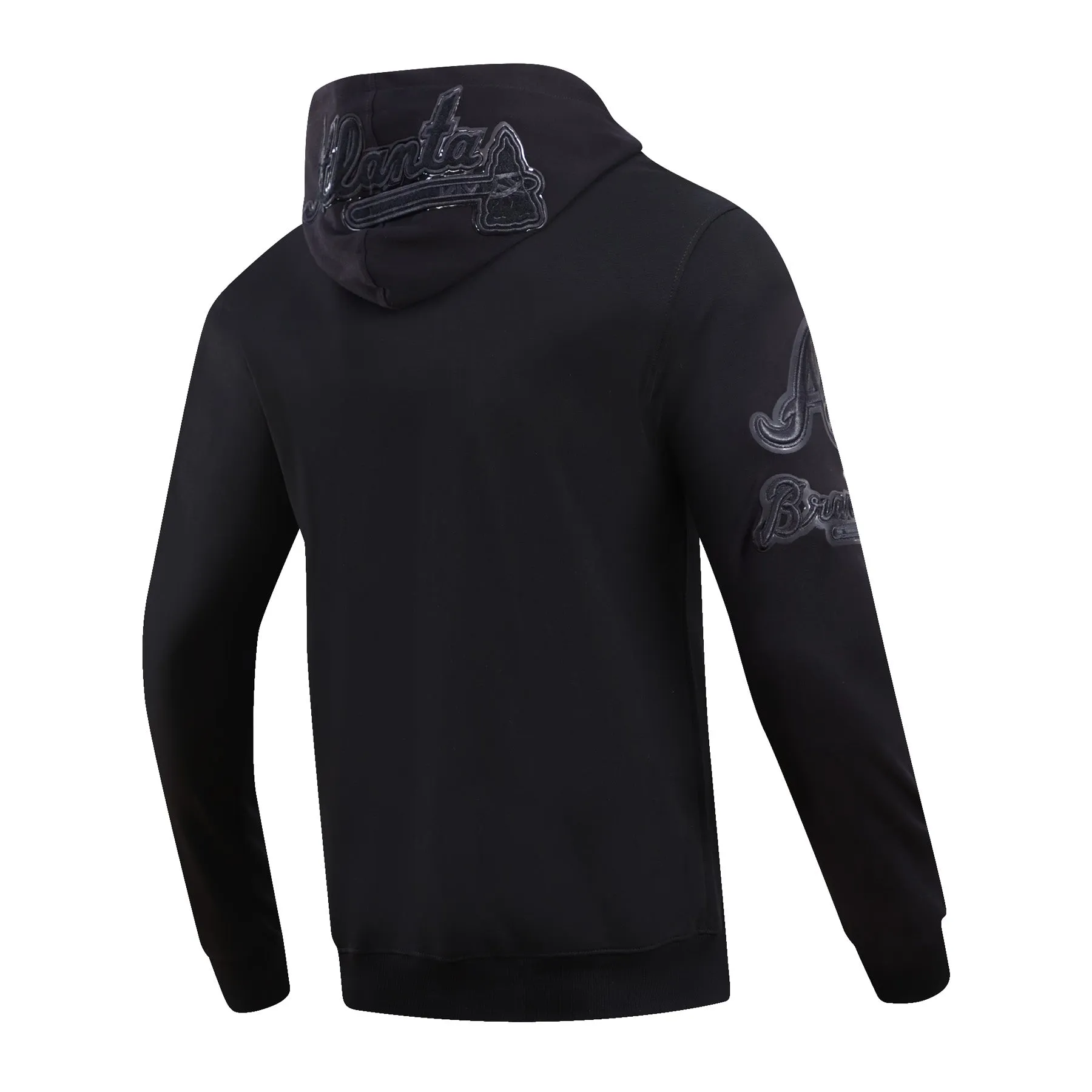 MLB ATLANTA BRAVES TRIPLE BLACK LOGO HOODY (BLACK)