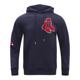 MLB BOSTON RED SOX BLENDED LOGO MEN'S HOODY (MIDNIGHT NAVY)