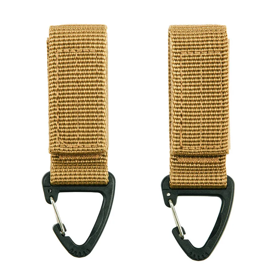 Molle Carabiner Hook 2-pack Khaki